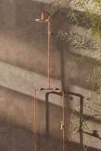 HOT+COLD with Foot Tap | SGO Outdoor Shower - IN STOCK