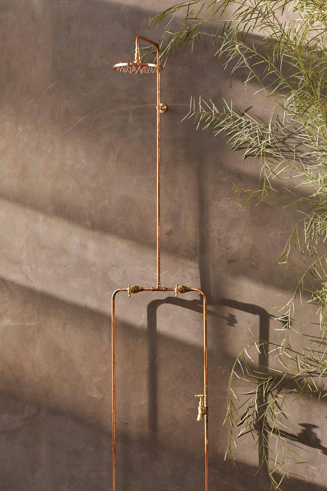 HOT+COLD with Foot Tap | SGO Outdoor Shower - IN STOCK