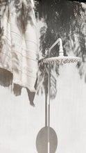 Load image into Gallery viewer, White Wall Mount Shower &lt;BR&gt; Hot + Cold